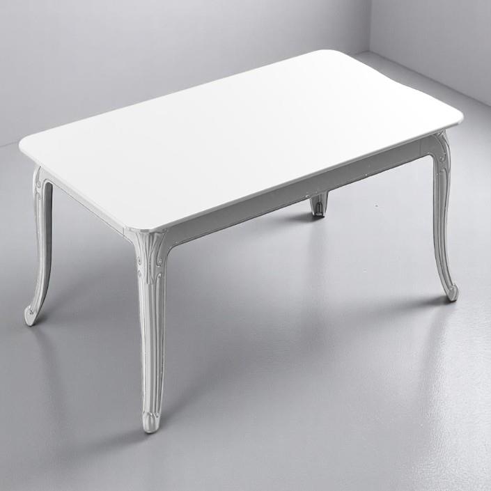 70x120 cm - 80x140 cm | Floria Parlak Masa Düğün Salonu, Kafe, Restoran ve Otel Kullanımı İçin Şık ve Dayanıklı Masa