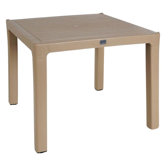Zer Düz Masa Camsız 90x90 cm 
