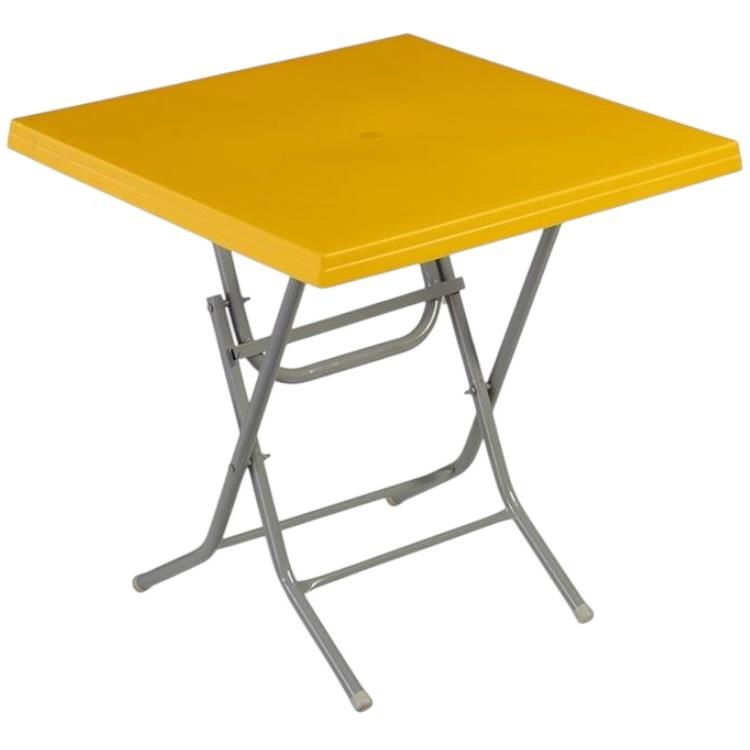 Ladin (Katlanır) Masa Metal Ayaklı 75x75 cm